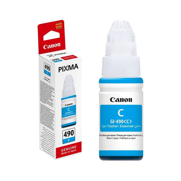 Canon Ink 490 Cyan Hot on Sale