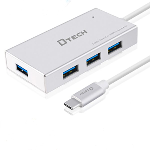 Dtech Type C USB Hub 1.2M DT-3308 Cheap