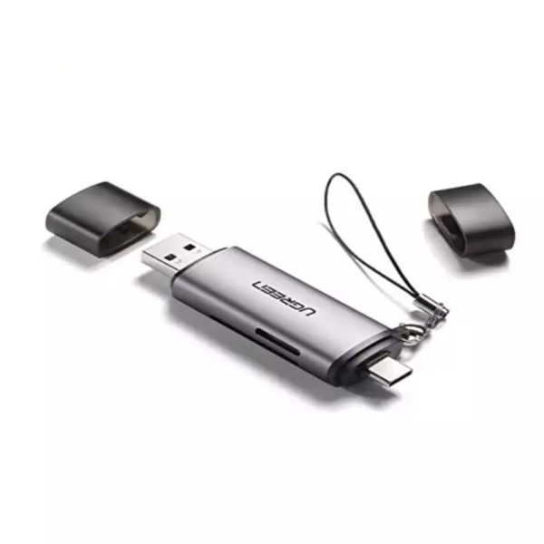 UGreen Type C TF + SD Card Reader with USB Power - 50706 on Sale