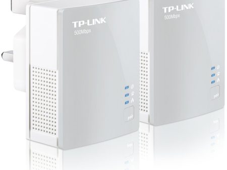 TP-Link PA411KIT AV500 500 Mbps Powerline Adapter - Twin Pack Hot on Sale