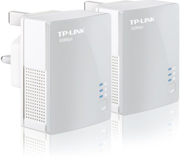 TP-Link PA411KIT AV500 500 Mbps Powerline Adapter - Twin Pack Hot on Sale