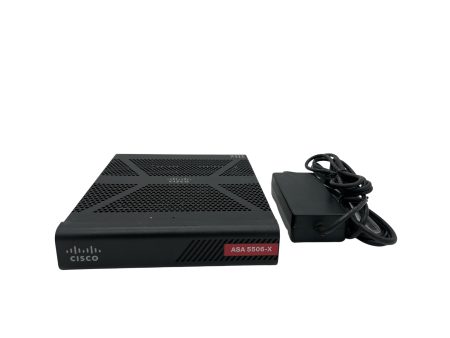 Cisco ASA5506-SEC-BUN-K9 with FirePOWER Services and Sec Plus License w  AC Adaptor (Used - Good) For Cheap