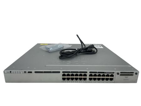 Cisco WS-C3850-24P-E 24-Port Gigabit Ethernet PoE+ Networking Switch (Used - Good) Online