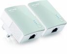 TP-Link PA411KIT AV500 500 Mbps Powerline Adapter - Twin Pack Hot on Sale