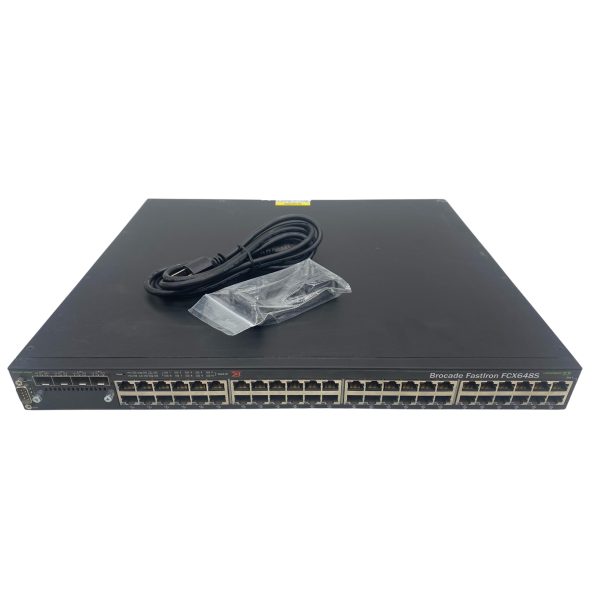 Brocade FastIron FCX648S Gigabit Ethernet Network Switch (Used - Good) For Cheap