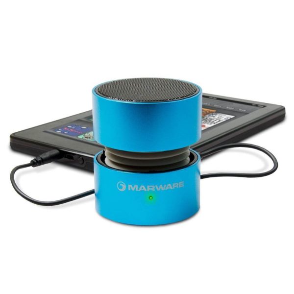 Marware UpSurge Rechargeable Mini Speaker Blue Hot on Sale